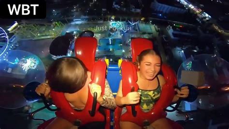 boob slip on slingshot ride|SlingShot Ride